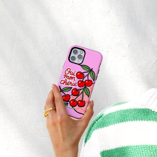 Oui Mon Cherie Pink Phone Case
