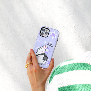 Be Cute Do Crime Bunny Phone Case