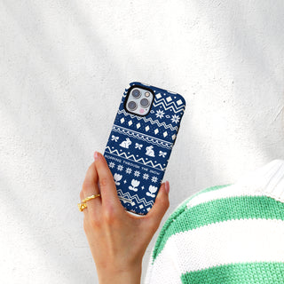 Hopping Through The Snow Phone Case