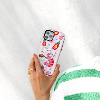 Yes Chef Pink Shrimp Phone Case