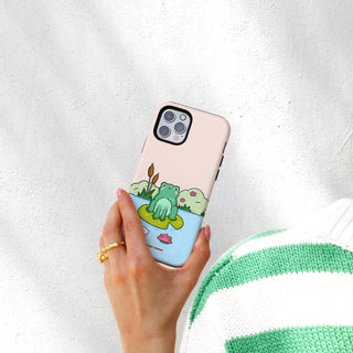Sitting Pretty Frog Phone Case