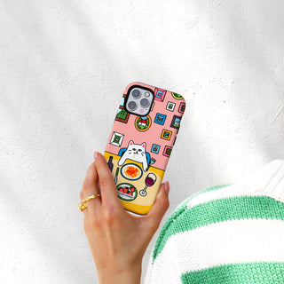 Spaghetti Upsetti Cat Phone Case