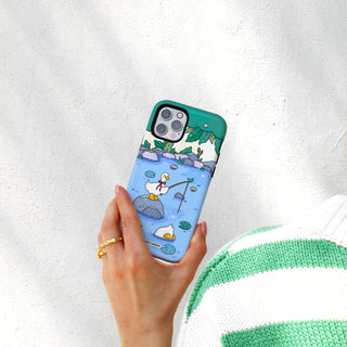 Gone Fishing Goose Phone Case