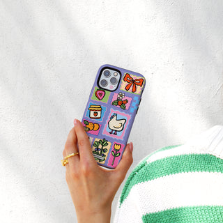 Picnic Stamps Chicken Phone Case
