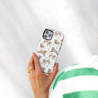 Frolicking Fawns Deer Phone Case