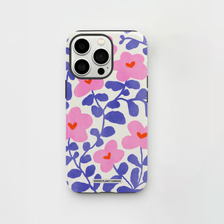 Abstract Flowers Phone Case