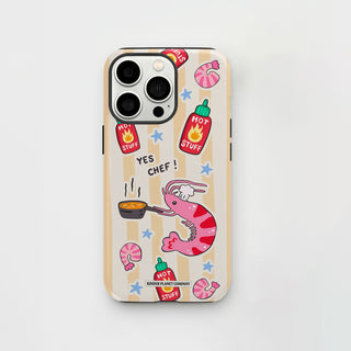 Yes Chef Yellow Shrimp Phone Case