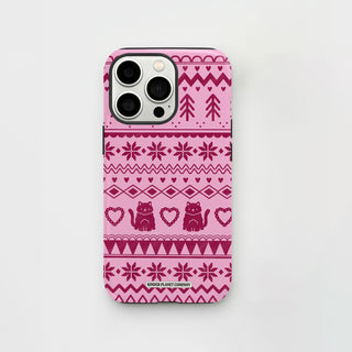 Sugarplum Knitted Cats Phone Case