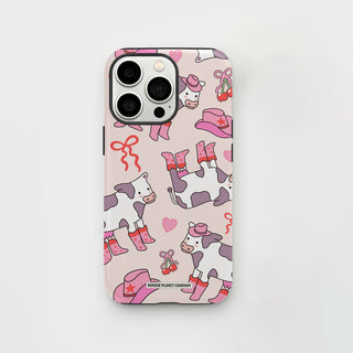 New Boot Goofin' Pink Cow Phone Case