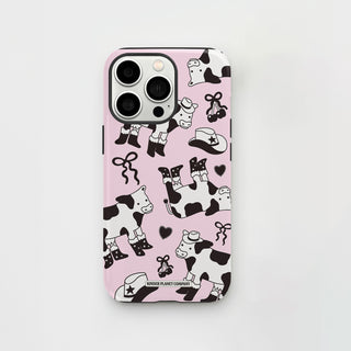 New Boot Goofin' Black Cow Phone Case