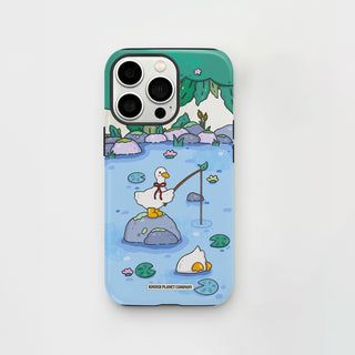 Gone Fishing Goose Phone Case