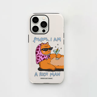 Mom, I am a rich man Cat Phone Case