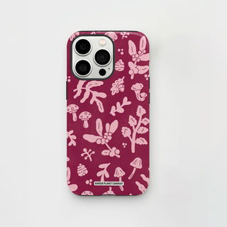 Burgundy Florals Phone Case