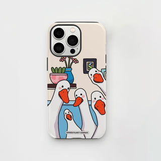 Curious Geese Phone Case
