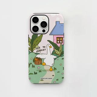 Off To Market Goose Phone Case