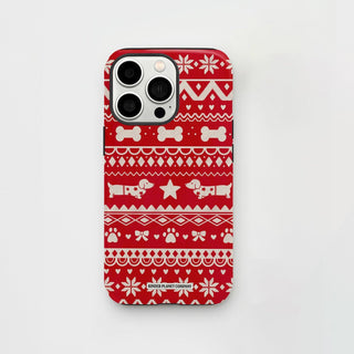Dachshund Through The Snow Phone Case