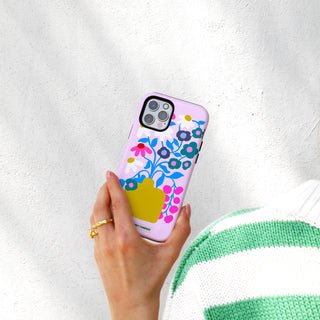 Abstract Pink Bloom Phone Case