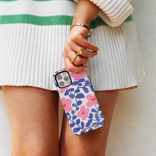 Abstract Flowers Phone Case