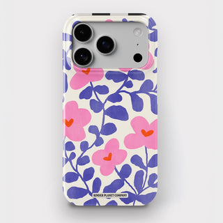 Abstract Flowers Snap Phone Case