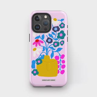 Abstract Pink Bloom Tough Magsafe Phone Case