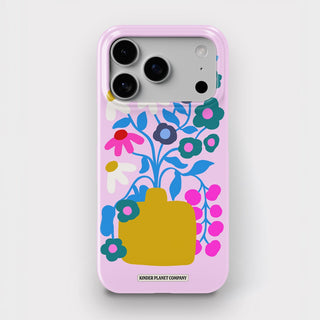 Abstract Pink Bloom Snap Phone Case