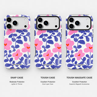 Abstract Flowers Tough Magsafe Phone Case