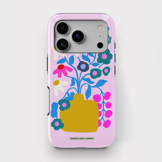 Abstract Pink Bloom Tough Phone Case