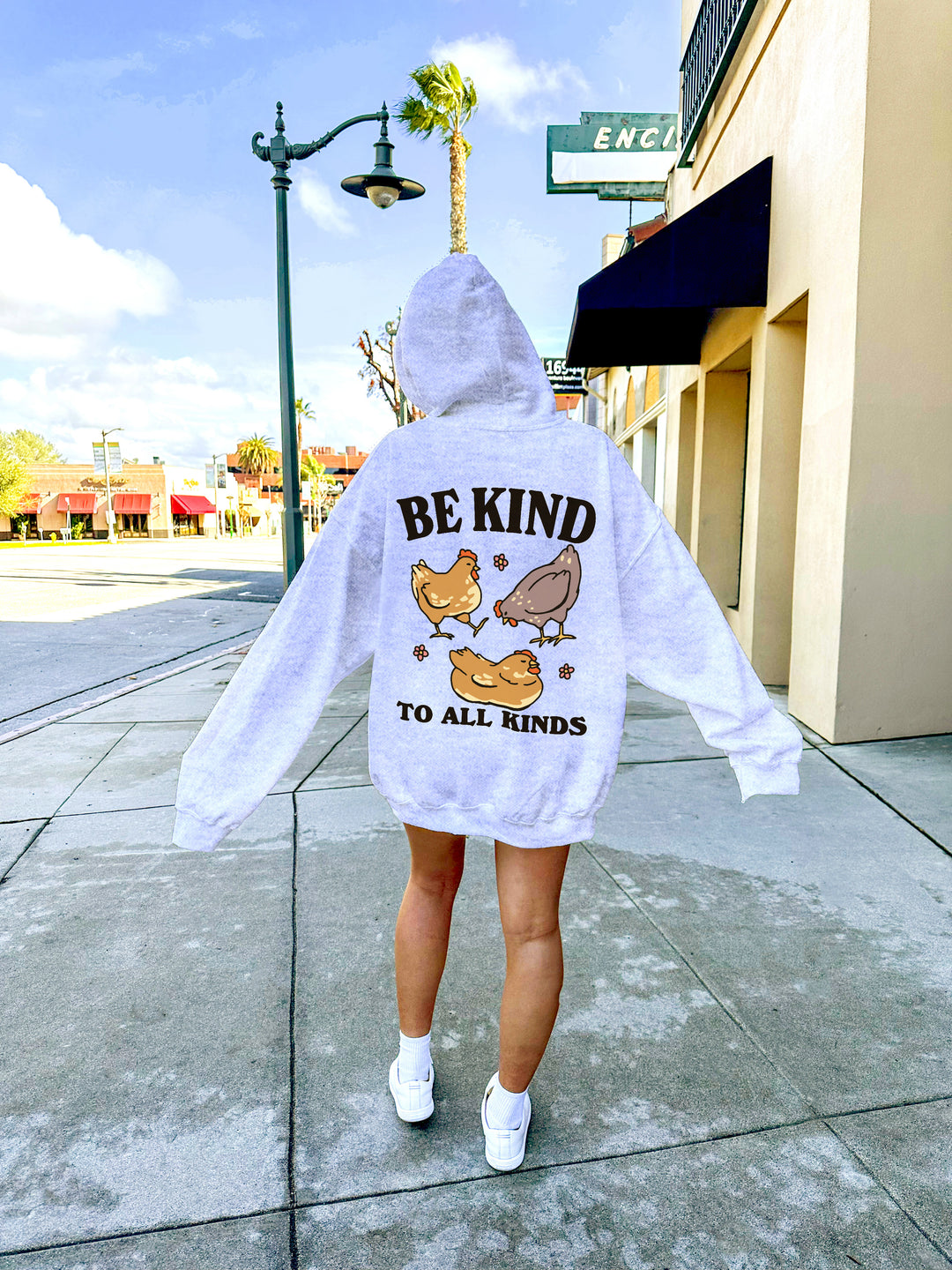 'Be kind' Chicken Hoodie