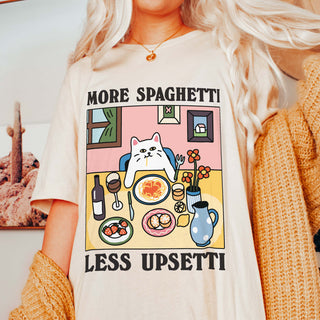 'Spaghetti Upsetti' Cat Tshirt