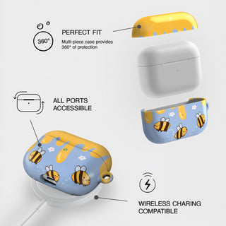 Bee Happy AirPods Case