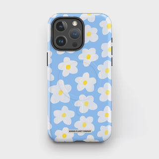 Blue Daisies Tough Magsafe Phone Case
