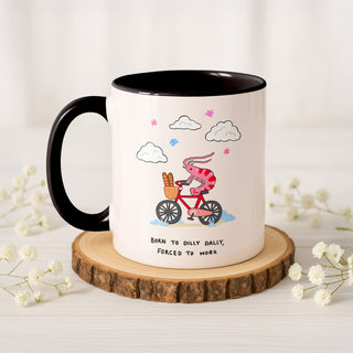 Born To Dilly Dally Shrimp Mug