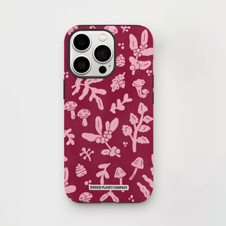 Burgundy Florals Phone Case