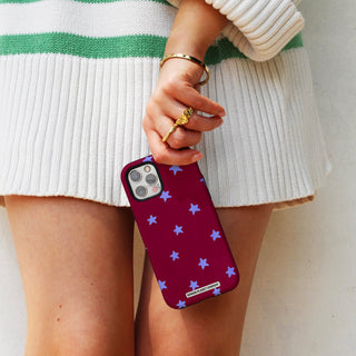 Burgundy Skies Phone Case