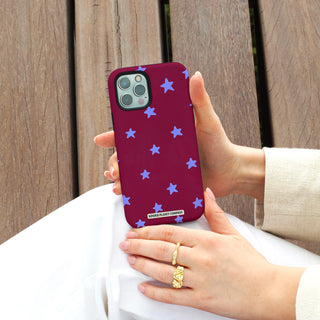 Burgundy Skies Phone Case