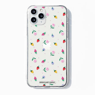 Minimal Wildflowers Clear Phone Case