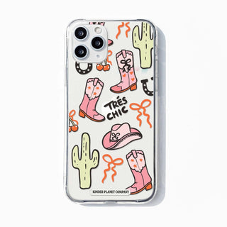 Tres Chic Clear Phone Case