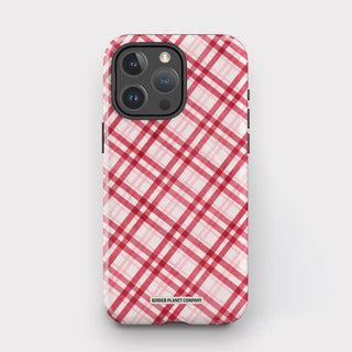 Cherry Plaid Tough Magsafe Phone Case