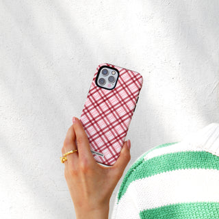 Cherry Plaid Phone Case