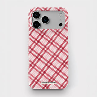 Cherry Plaid Snap Phone Case