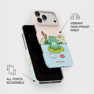 Sitting Pretty Frog Snap Phone Case