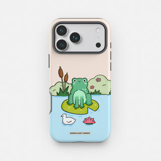 Sitting Pretty Frog Tough Phone Case