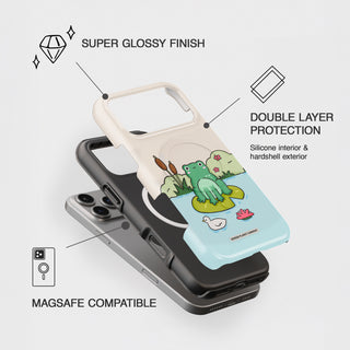Sitting Pretty Frog Magsafe Tough Phone Case