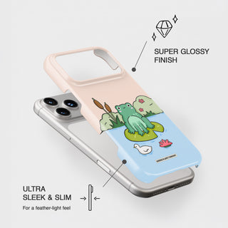 Sitting Pretty Frog Snap Phone Case