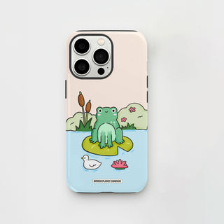 Sitting Pretty Frog Tough Phone Case
