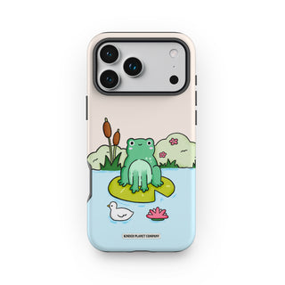Sitting Pretty Frog Tough Phone Case