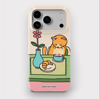 Coffee Cat Snap Phone Case