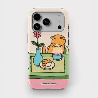 Coffee Cat Tough Phone Case