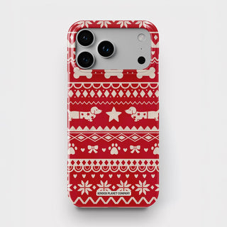 Dachshund Through The Snow Snap Phone Case