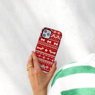 Dachshund Through The Snow Phone Case